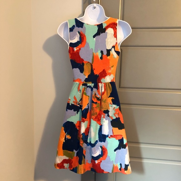 Anthropologie watercolor dress Clearance